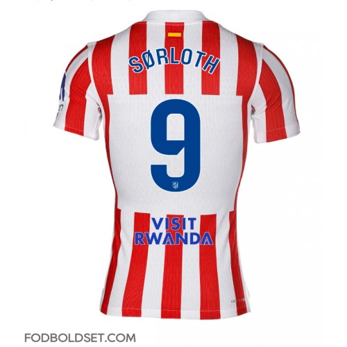 Atletico Madrid Alexander Sorloth #9 Hjemmebanetrøje 2025-26 Kortærmet